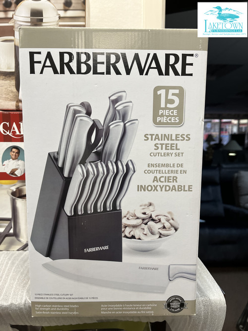 Farberware 15-Piece High-Carbon Stamped Stainless