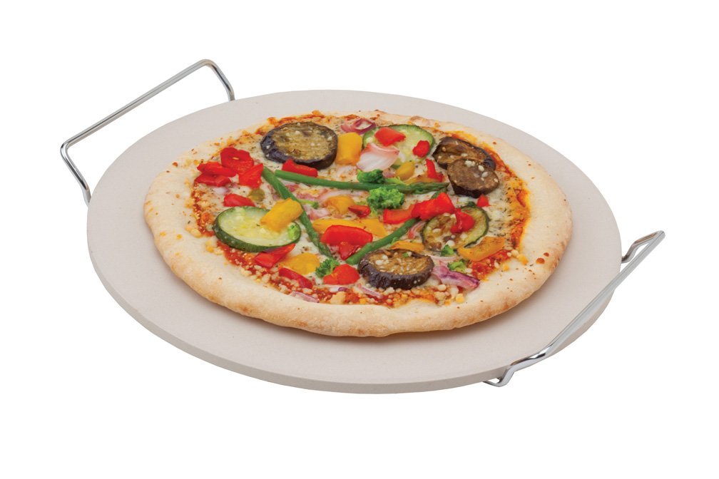 Pizza baking stone w/rack 13 inch(34 cm)
