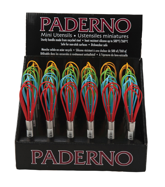 Paderno 2238 Multi Colour mini whisks