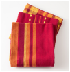 3pc Dish towels - red