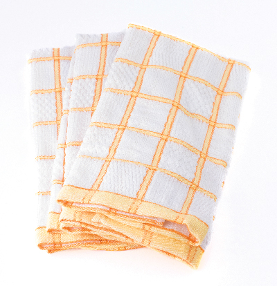 Paderno 3390 Microfiber Tea Towel Yellow