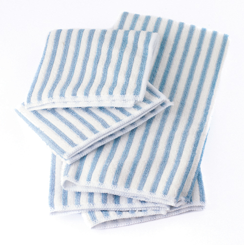 Microfiber Tea Towel & Dish Cloth s/4 - blue