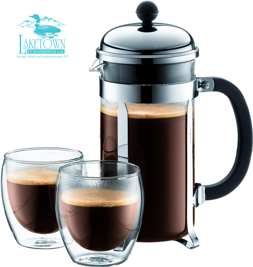 Bonjour Coffee & Tea Cafetiere A Piston Monet 12 Tasses