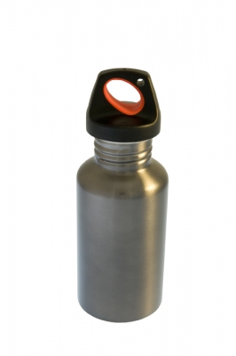 500ml Stainless Steel Water Bottle - Red Ringed Lid