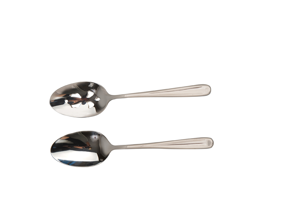 Selkirk serving spoons (solid/slotted)