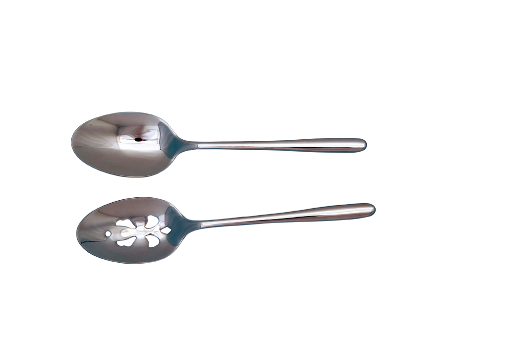 Victoria serving spoons (solid/slotted)