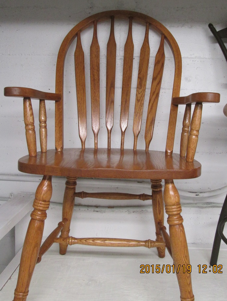 Woodworks Deluxe Arrow Arm Chair 2001-BAT