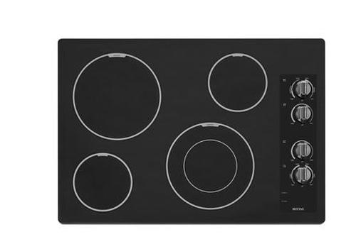 Maytag 30-INCH ELECTRIC COOKTOP WITH SPEED HEAT™ ELEMENT MEC7430BB