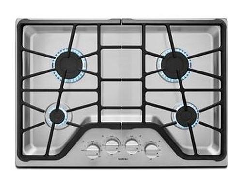 Maytag 30-INCH 4-BURNER GAS COOKTOP WITH POWER™ BURNER MGC7430DS